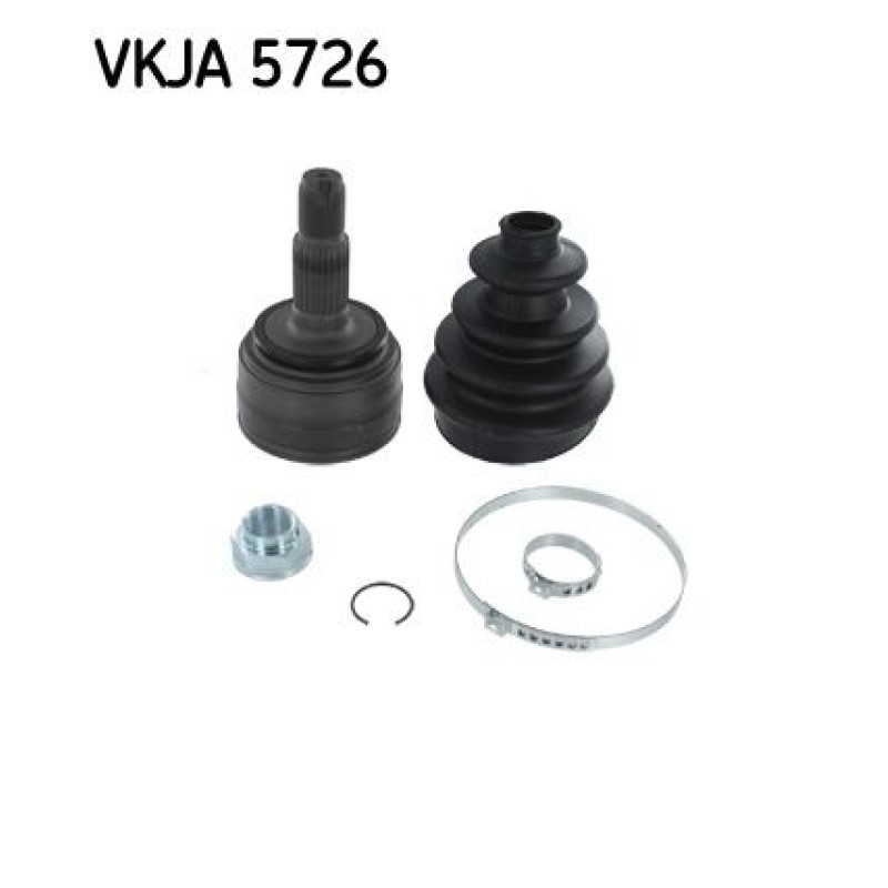 Homokineet reparatie set, aandrijfas Vooras, Wielzijde