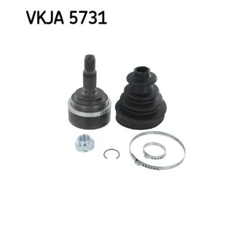 Homokineet reparatie set, aandrijfas Vooras, Wielzijde