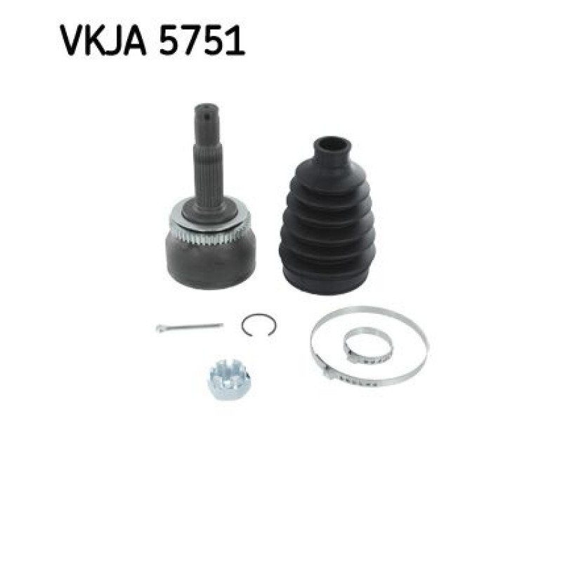 Homokineet reparatie set, aandrijfas Vooras, Wielzijde