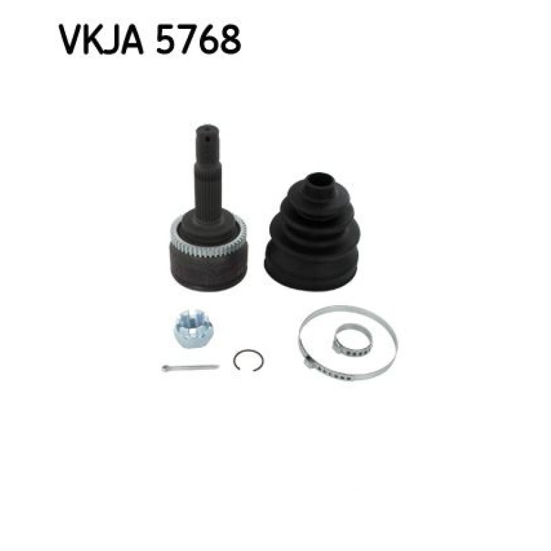 Homokineet reparatie set, aandrijfas Vooras links, Wielzijde