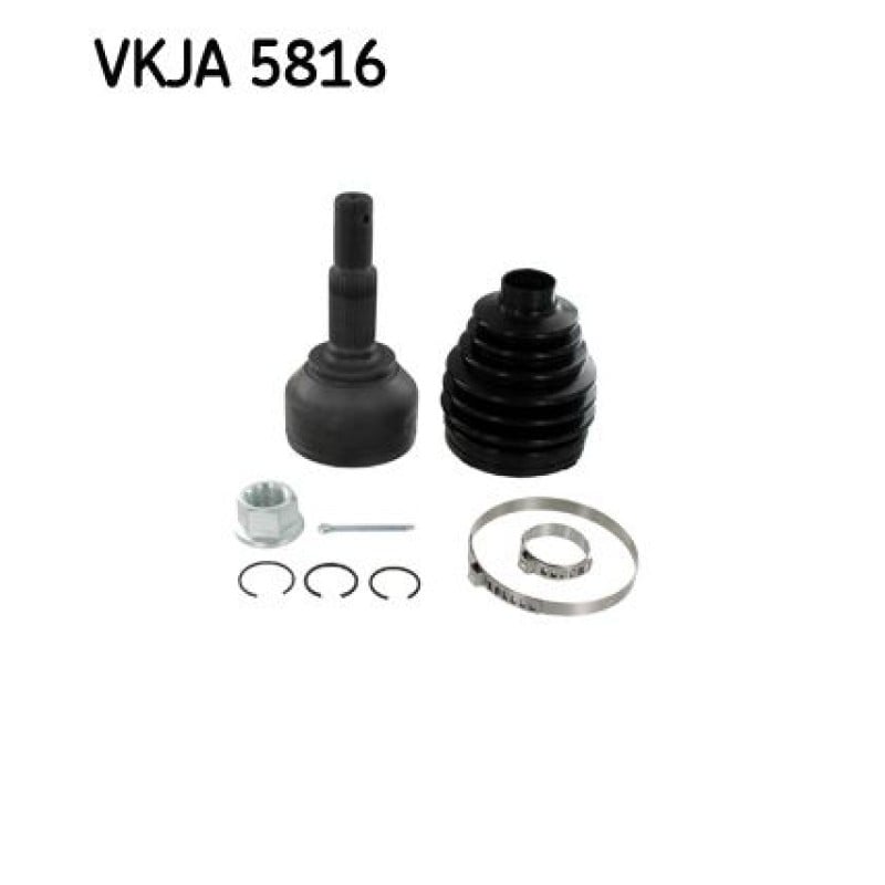 Homokineet reparatie set, aandrijfas Vooras, Wielzijde