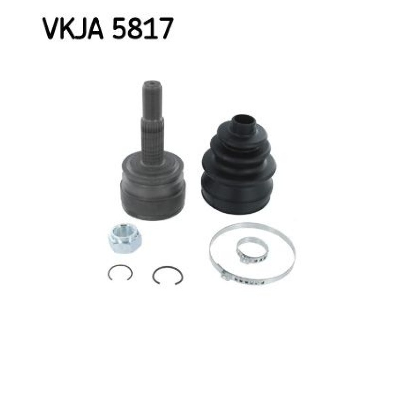 Homokineet reparatie set, aandrijfas Vooras, Wielzijde