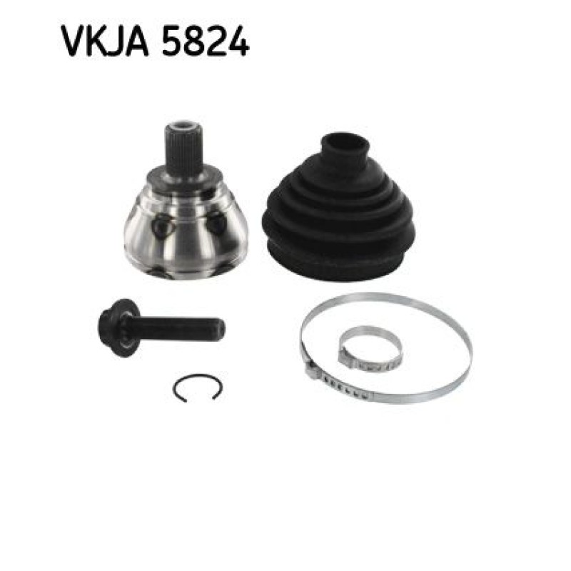 Homokineet reparatie set, aandrijfas Vooras, Wielzijde