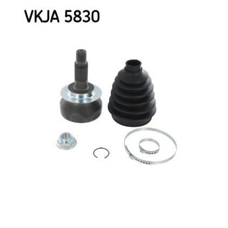 Homokineet reparatie set, aandrijfas Vooras, Wielzijde