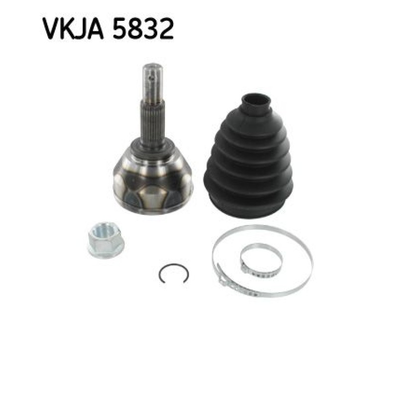 Homokineet reparatie set, aandrijfas Vooras, Wielzijde