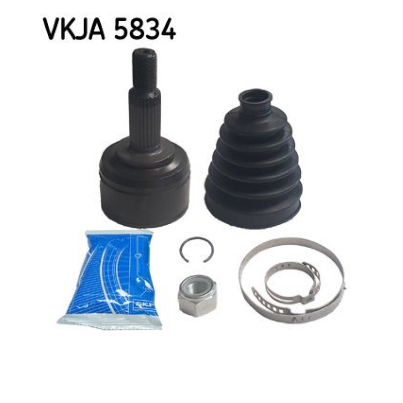 Homokineet reparatie set, aandrijfas Vooras, Wielzijde