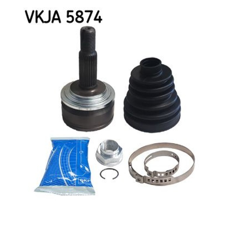 Homokineet reparatie set, aandrijfas Vooras, Wielzijde