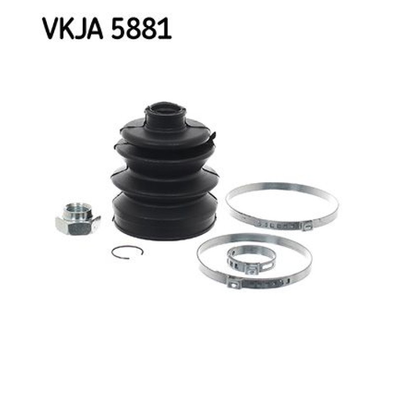 Homokineet reparatie set, aandrijfas Vooras, Wielzijde