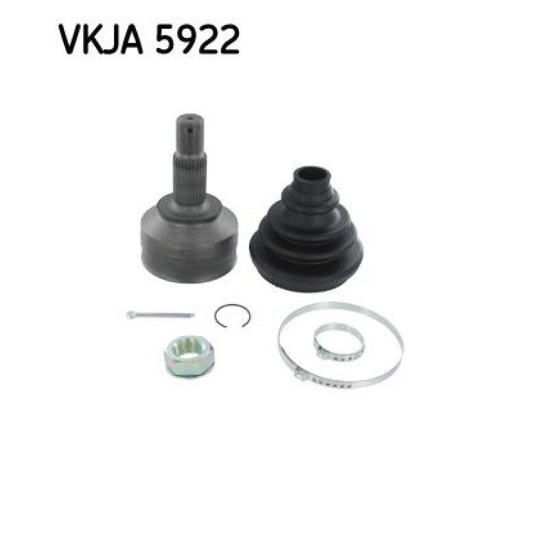 Homokineet reparatie set, aandrijfas Vooras, Wielzijde