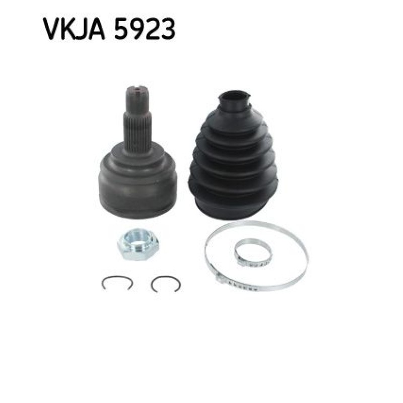 Homokineet reparatie set, aandrijfas Vooras, Wielzijde
