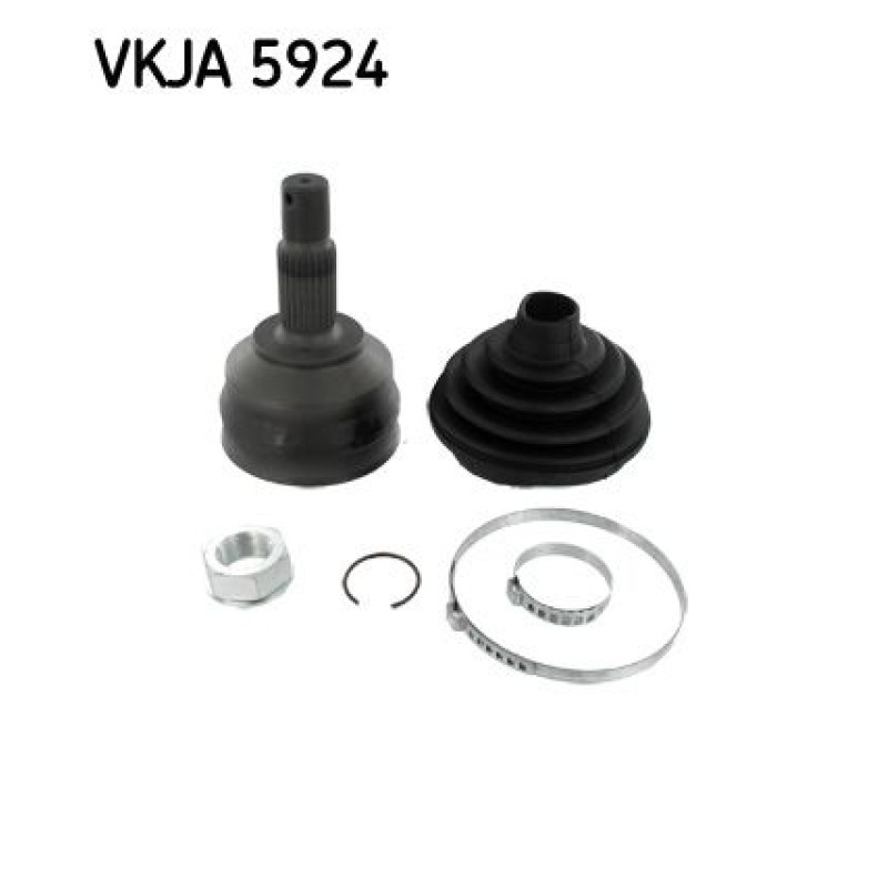 Homokineet reparatie set, aandrijfas Vooras, Wielzijde