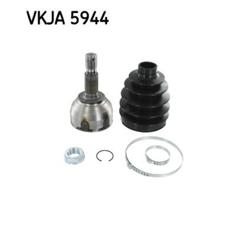 Homokineet reparatie set, aandrijfas Vooras, Wielzijde