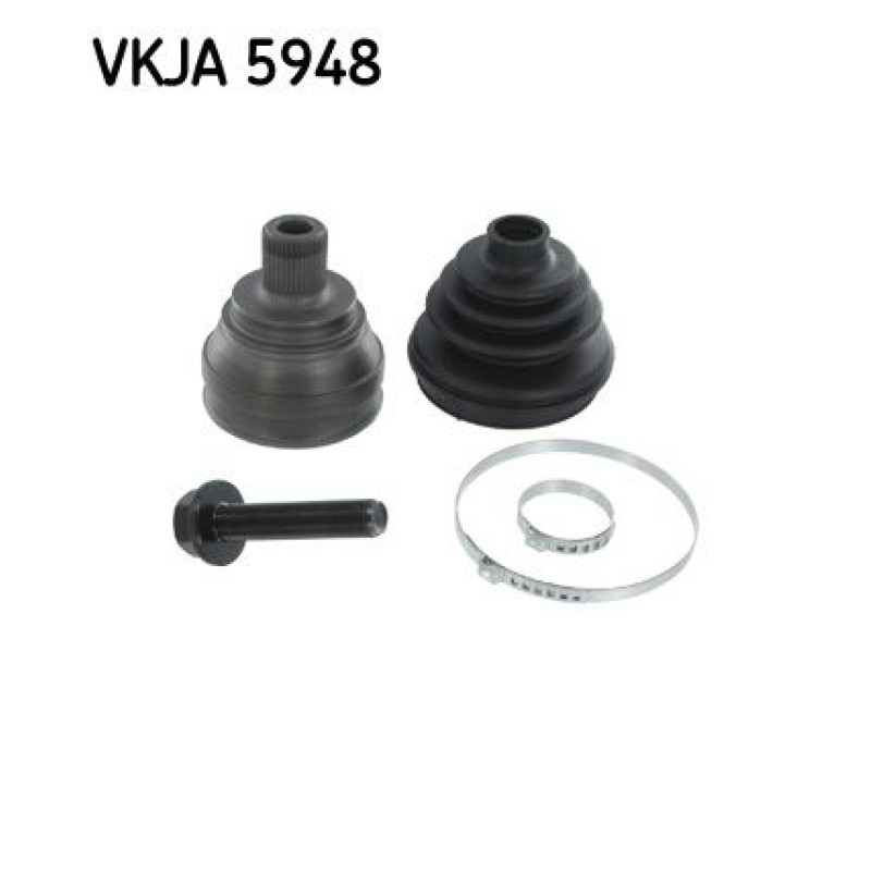 Homokineet reparatie set, aandrijfas Vooras, Wielzijde
