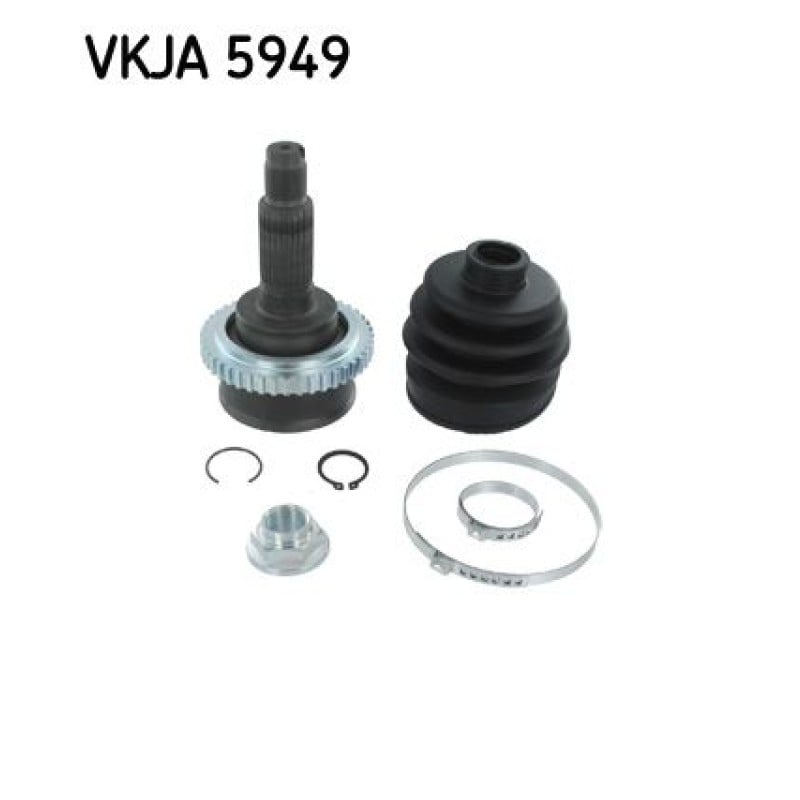 Homokineet reparatie set, aandrijfas Vooras, Wielzijde