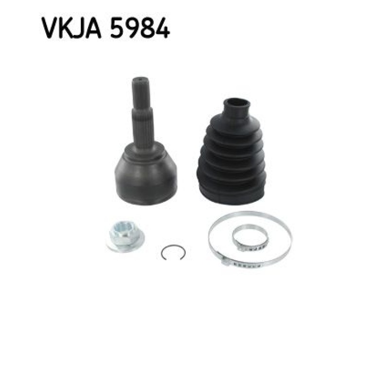 Homokineet reparatie set, aandrijfas Vooras, Wielzijde