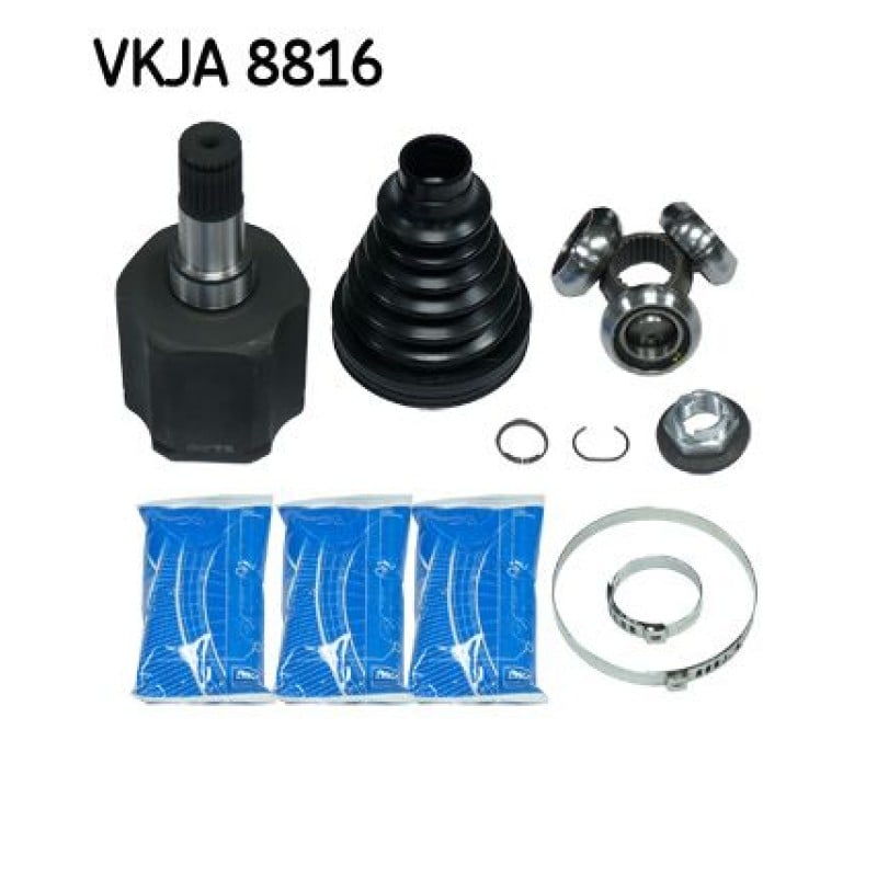 Homokineet reparatie set, aandrijfas Versnellingsbak zijde, Vooras links
