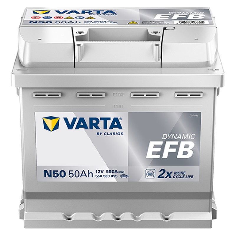 Accu 12 V 50 Ah - EFB