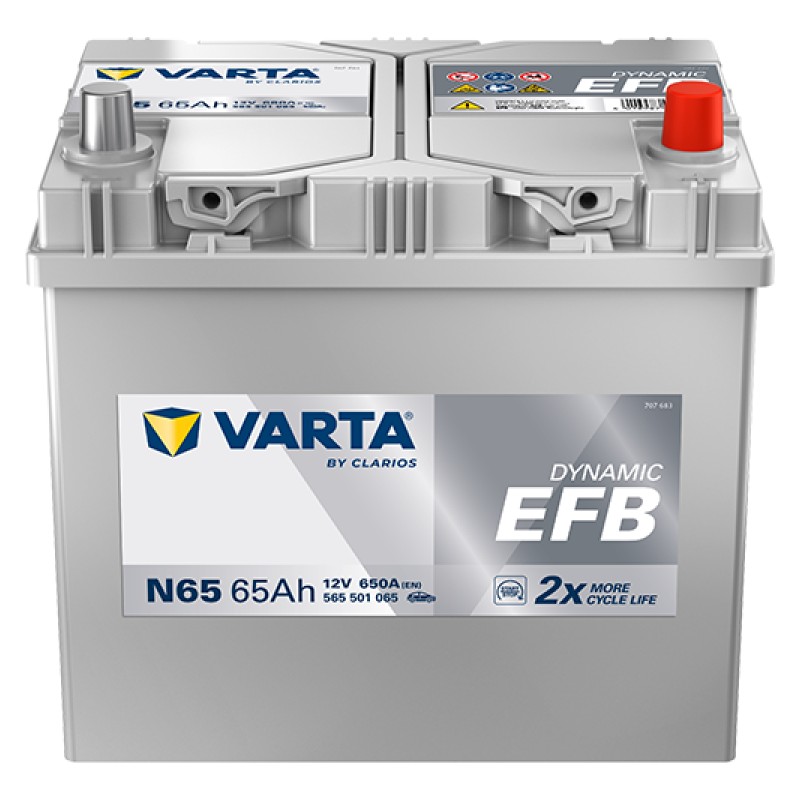 Accu 12 V 65 Ah - EFB