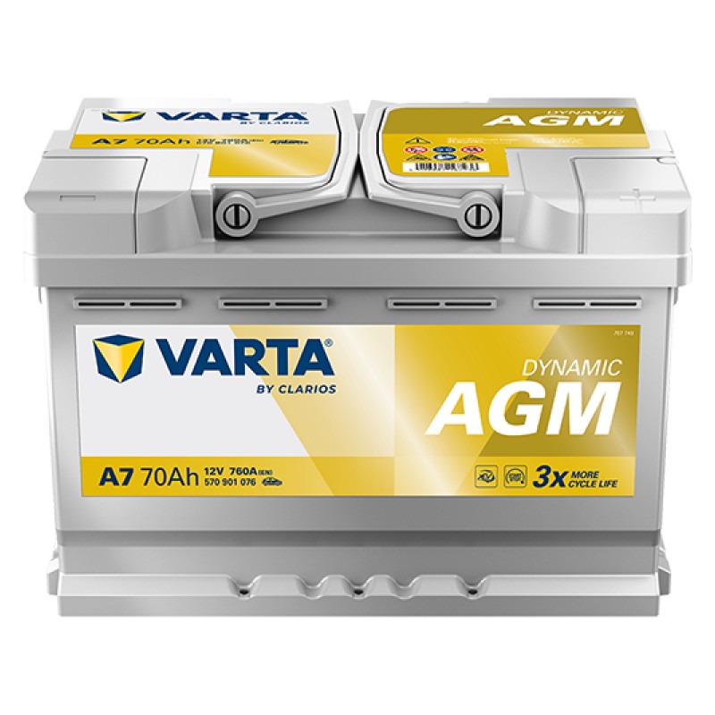 Accu 12 V 70 Ah - AGM