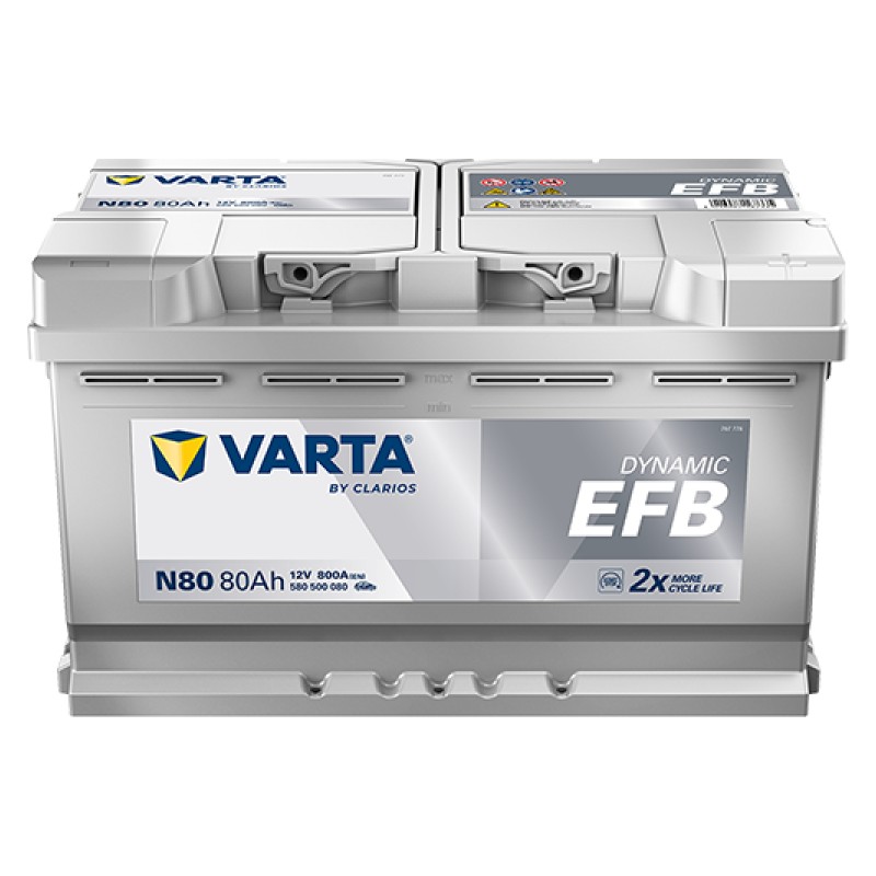 Accu 12 V 80 Ah - EFB