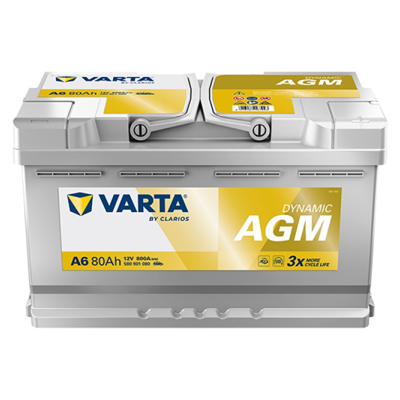 Accu 12 V 80 Ah - AGM